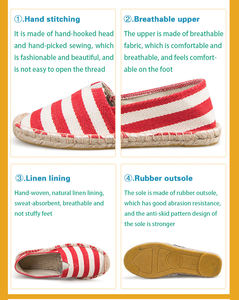 2025 nouvelle vente espadrilles de couleur unique femmes respirant plat espadrilles décontractées pour hommes et dames - Product Image 3