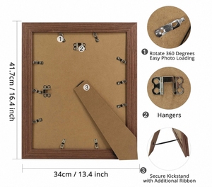 Nhà Máy Giá sinh thái thân thiện với kích thước tùy chỉnh máy tính để bàn treo tường hiển thị hình ảnh khung gỗ khung ảnh - Product Image 3
