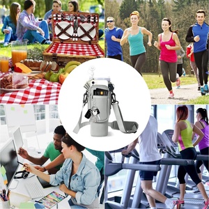 Borsa Porta Borraccia Termica da 40 OZ in Neoprene con <span class=keywords><strong>Tracolla</strong></span> a Spalla, Marsupio a <span class=keywords><strong>Tracolla</strong></span> - Product Image 2