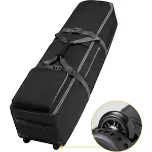Copri borsa da viaggio da Golf con tasche sovradimensionate e porta-borsa da viaggio con ruote