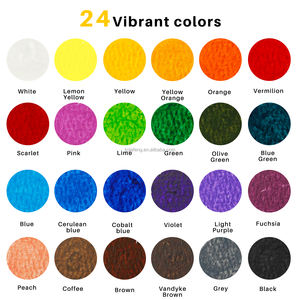 Ensemble de 24 crayons de peinture <span class=keywords><strong>gouache</strong></span> solides Artecho, lavables, non toxiques, <span class=keywords><strong>pastel</strong></span> soyeux, ensemble de coloration, crayons de peinture doux - Product Image 3