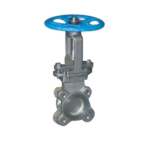 Vanne à opercule à prix d'usine, type DXZ73, en acier au carbone, à brides en acier inoxydable, pour pâte à papier, manuelle, avec joint PTFE, modèles DXZ73 et DXZ43, en acier inoxydable - Product Image 4