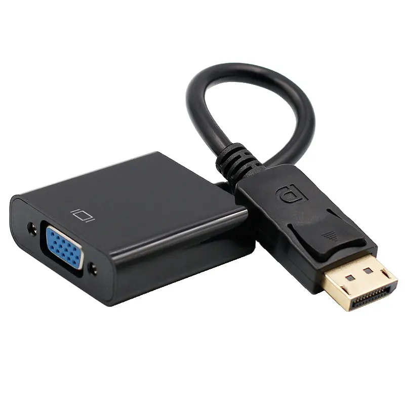 Wholesale cheap price High -end support Mini dp to vga mini displayport to vga adapter cable