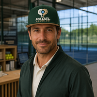 Gorra Snapback Unisex de Perfil Alto con 6 Paneles y Visera Plana, Bordado de Padel y Parche Personalizado para Deportes de Raqueta, Edición Limitada