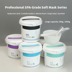 Bubuk Masker Wajah Profesional Centella Hyaluronic Acid Grape Seed Pearl <span class=keywords><strong>Hydrogel</strong></span> Peel off Face Mask Powder Masking Jelly - Product Image 6