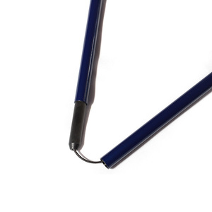 Okhealing Trekking Poles Dark Blue Aluminum Alloy <b>Foldable</b> Hiking <b>Stick</b> Outdoor <b>Walking</b> Pole Anti Slip Design - Product Image 2