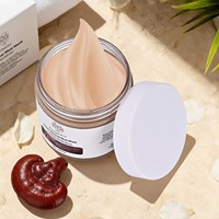 Masque de boue d'argile aux champignons Reishi fermentés, clarifie les pores, réduit l'excès de sébum, améliore la douceur, soutient la fermeté et la jeunesse de la peau