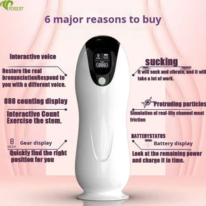 Dispositivo Eléctrico de Masturbación Masculina, Copa de Avión, Ejercitador de Pene, Herramienta de Masaje de Próstata, Juguete Sexual para Hombres, TPE, 8 Velocidades de Vibración - Product Image 4