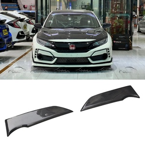 Nuevo Splitter Delantero de Fibra de Carbono Estilo M, Labio de Parachoques, Luces Antiniebla, Divisores de Guardabarros para Honda Civic 10ª Generación TYPE R FK8 Auto Tu - Product Image 2