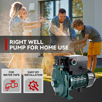 Pompe de surpression pour toute la maison PMZD-158 avec protection anti-colmatage pour douche, pompe d'alimentation en eau domestique à commande intégrée