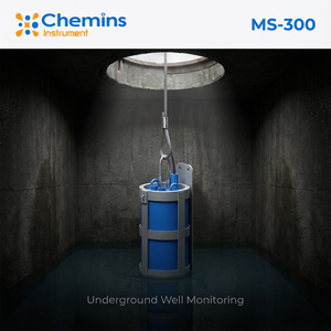 สถานีตรวจสอบคุณภาพน้ำเสียใต้ดิน Chemins MS-300 ระดับ IP68 สำหรับการวัดค่า DO/ความขุ่น/pH/ค่าการนำไฟฟ้า พร้อมการตรวจสอบมลพิษ 1 ปี - Product Image 6