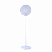 Ventilateur pliable rechargeable de 10 pouces, batterie 6000 mAh, 4 vitesses, 1300 tr/min avec minuterie pour la maison et le bureau