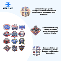 KUAIQIU – Patch thermocollant en tissu sergé de haute qualité, brodé à la machine, avec logo d'équipe de baseball, directement de l'usine