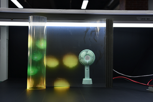 Anuncios de gama alta Película LED transparente autoadhesiva de alta calidad Pantallas publicitarias LED de gama alta para panel LED de ventana de vidrio de centro comercial - Product Image 6