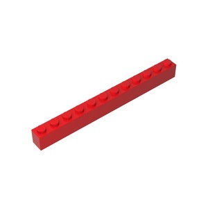 Bloques de Construcción Compatibles 6112, Ladrillo Rojo 1x12, Juguete Educativo para Niños de 5 a 14 Años, Unisex, Plástico ABS - Product Image 5