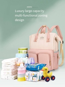 Personalizado recién llegado Mommy Bay impermeable pañal aislado portavasos almacenamiento bebé <span class=keywords><strong>bolsa</strong></span> mochila cochecito organizador mamá <span class=keywords><strong>bolsa</strong></span> - Product Image 5