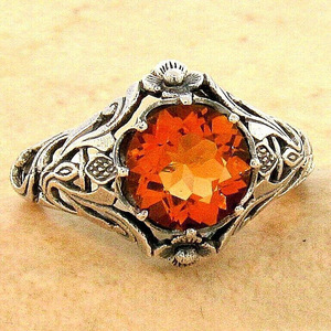 Elegante Anello Floreale Argento Opaco Design Minimalista Vintage Gioielli Moda Donna Uso Quotidiano Regalo Chic - Product Image 4