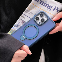 Mode nouveau 360 support magnétique en métal rotatif étui de téléphone Anti-chute pour iPhone 11 12 13 14 15 16 Promax accessoires de téléphone