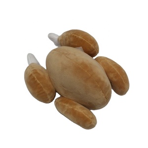 Produttori all'ingrosso Pet Squeaker giocattolo di pollo coscia di tacchino <span class=keywords><strong>peluche</strong></span> giocattolo per la masticazione - Product Image 1