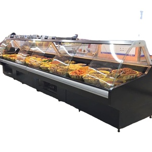 Tùy Chỉnh Tủ Đông Trường Hợp Lạnh Nấu Chín Thực Phẩm Hiển Thị Tủ Đông Tủ Lạnh Thương Mại Hiển Thị <span class=keywords><strong>Cooler</strong></span> - Product Image 1