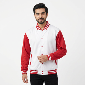 Blouson universitaire en cachemire sur mesure, coupe confortable, coupe-vent en toile, style streetwear, nouvelle collection, le plus vendu - Product Image 1