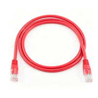 Cable de Red Kneysum CAT5/CAT5e, Cobre Puro Sólido UTP, 8 Conductores, 40M, Cable de Conexión RJ45, Par Trenzado, para Router