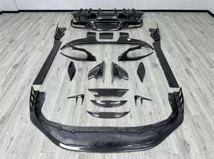 Material de fibra de carbono para Ferrari <span class=keywords><strong>F8</strong></span> a Key Style Body Kit Front Lip Side Faldones Difusor trasero Spoiler Wrap Angle Tuyere - Product Image 3