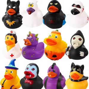 2-inch Tùy chỉnh cao su vịt tắm đồ chơi cổ điển unisex 50-Pack mới lạ Halloween goodie Túi chất độn cho trẻ em - Product Image 4