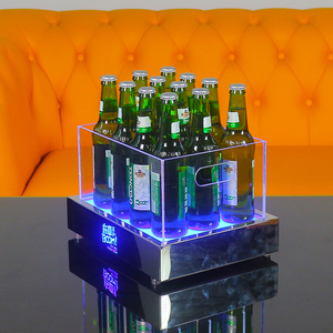 Biểu Tượng Tùy Chỉnh LED Phát Sáng Barware 12L Hot-Bán Câu Lạc Bộ Đêm Phụ Kiện Chất Liệu Nhựa Xô Đá Cho Rượu Sâm Banh Vodka Bên - Product Image 3