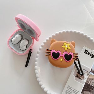 Coque de protection personnalisée en silicone et caoutchouc pour écouteurs, motif chat Kitty, chat, dessin animé 3D, pour <span class=keywords><strong>Samsung</strong></span> Galaxy Buds <span class=keywords><strong>2</strong></span> <span class=keywords><strong>pro</strong></span>, étui Live FE - Product Image 4
