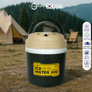 Glacière en plastique PP Vietnam OEM/ODM 5,5L kaki beige, isotherme, écologique, légère, moderne, portable, 4 heures de conservation de la glace - Product Image 3