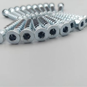 Tornillos autorroscantes de cabeza hexagonal métricos de acero al carbono grado 4.8 para reparación de muebles de madera y gabinetes - Product Image 1