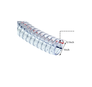 Manguera <span class=keywords><strong>de</strong></span> PVC Transparente <span class=keywords><strong>de</strong></span> Grado Alimenticio con Alambre <span class=keywords><strong>de</strong></span> Acero, Tubería Espiral Flexible Anticollapsable <span class=keywords><strong>para</strong></span> Transporte <span class=keywords><strong>de</strong></span> <span class=keywords><strong>Agua</strong></span> y Bebidas - Product Image 3