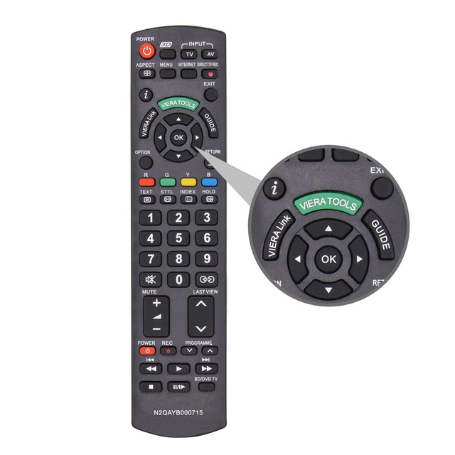 N2QAYB000715 Replace Remote Control for TV N2QAYB000928 N2QAYB000936 TX-P50ST30B TX-LR55WT50 TX-P42ST50E