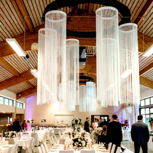 LEDA - Nueva Llegada, Elegante Decoración de Techo para Carpas de Boda, Cortina de Cuerdas con Puntos Brillantes para Eventos en Salones - Product Image 3