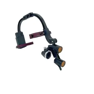OEM 2.5X 3.5X Dental Headlamp Medical Loupes Magnifier Wireless Surgical Headlight For Dental Operation Factory Supplier