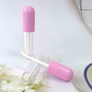 Tube de brillant à lèvres transparent en gros, 5 ml, contenant cosmétique vide avec capuchon à vis souple pour rouge à lèvres liquide, tubes de brillant à lèvres en plastique - Product Image 6