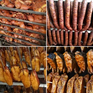 Four à fumer professionnel 30/50/100/250 kg pour aliments, viande, canard, poisson, pieds de porc - <span class=keywords><strong>Machine</strong></span> à fumer le poisson et la viande - Product Image 6