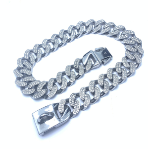 <span class=keywords><strong>Collier</strong></span> pour <span class=keywords><strong>chien</strong></span> en acier inoxydable de 25 mm avec <span class=keywords><strong>collier</strong></span> en diamant, chaîne pour <span class=keywords><strong>chien</strong></span>, <span class=keywords><strong>collier</strong></span> pour <span class=keywords><strong>chien</strong></span> féroce, Caslo <span class=keywords><strong>Doberman</strong></span> Bulldog - Product Image 5