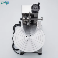 Nouvelle machine à décorer les gâteaux d'anniversaire automatique ZL-MD6, entièrement en acier inoxydable, commande par bouton, pour glaçage et lissage de crème, 4-12 pouces
