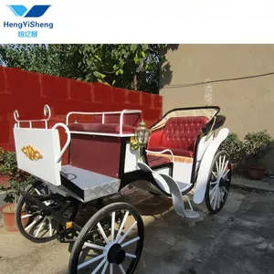 Four Wheels Sulky Horse Cart/ Pony Horse carriage for Sale/4 passengers surrey