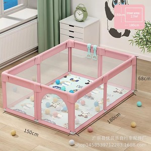 Parc de jeux pour bébé personnalisé grand format avec porte - Parcs pour bébés personnalisés - Product Image 4
