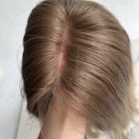 Perruque complète en dentelle de qualité supérieure, 100 % cheveux humains bruts, avec dessus en soie, perruques juives, perruque à dessus en dentelle, brun naturel, pour femmes souffrant de perte de cheveux
