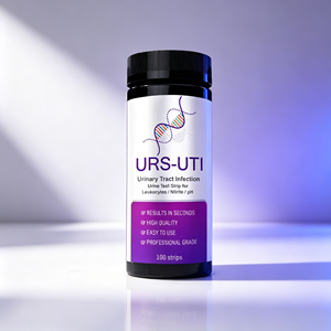 Bandelettes de <span class=keywords><strong>test</strong></span> <span class=keywords><strong>urinaire</strong></span> rapides pour l'identification des infections urinaires (UTI) : lecture facile, <span class=keywords><strong>test</strong></span> de leucocytes, nitrites et <span class=keywords><strong>pH</strong></span>, 100 bandelettes - Product Image 1