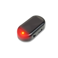 Luz de Advertencia Antirrobo Simulada, Encendido/Apagado Automático, Sensor de Amanecer/Angelito, Alarma de Seguridad para Auto Falsa, Luz Estroboscópica LED