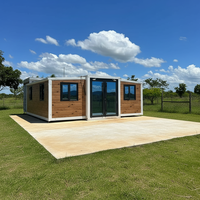 Maison mobile TOPPRE, 2 chambres, portable, pliable, extensible, conteneur habitable, Australie, 20 pieds, 30 pieds, maison conteneur extensible