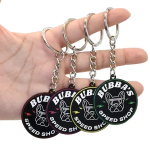 Bán Buôn Kim Loại Keychain Tùy Chỉnh Khuyến Mại Móc Khóa Hợp Kim Phim Hoạt Hình Khắc Kim Loại Keychain