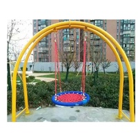 Vente en gros de terrain de jeu extérieur en acier et en plastique pour enfants toboggan balançoire certifié CE ZH-202505027 pour l'école à la maison et la maternelle