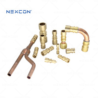 Raccords en cuivre sans brasage NEXCON, raccords en laiton, connecteur sans feu, 100% matériau