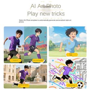 AI Selfie güzellik kamera HD dokunmatik ekran dijital kamera öğrenciler için parti çocuk sınır ötesi bilim mühendislik oyuncak - Product Image 4